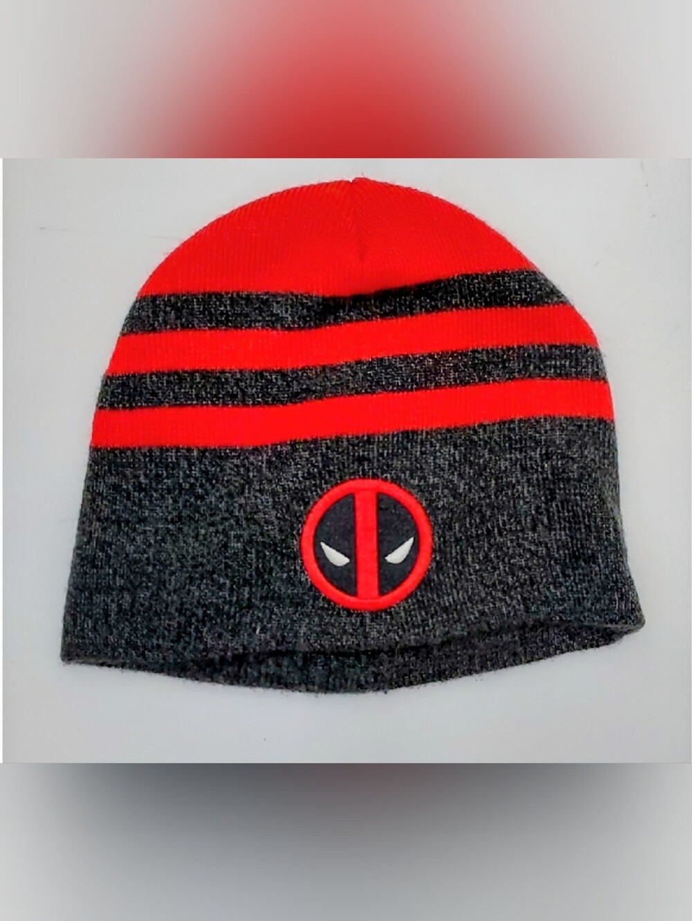 Marvel Black and Red Logo Beanie